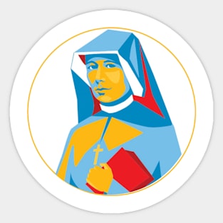 St Faustina Kowalska Great Love Catholic Quote Divine Mercy Sticker